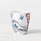 Waterfly 3 latte mok (Voorkant)