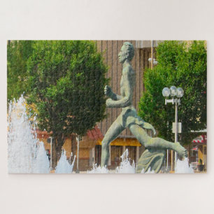 Waterfontein Olympische hardloper Saint Louis Legpuzzel