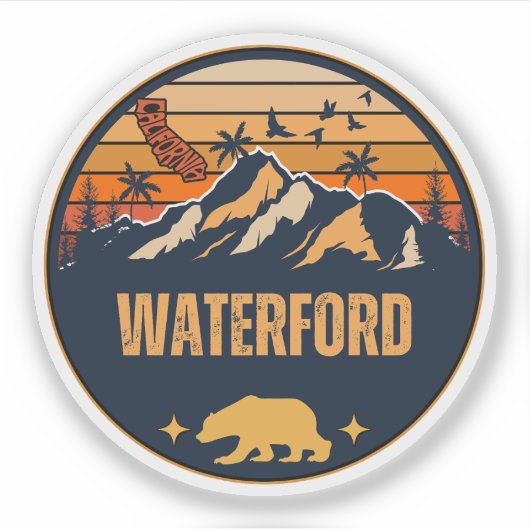 Waterford, Californië Sticker (Voorkant)