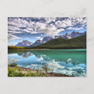 Waterfowl Lake Parc national Banff Carte postale