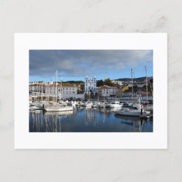 Waterfront: Angra do Heroismo, Terceira, Azoren Briefkaart