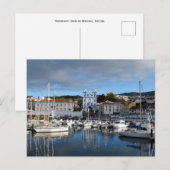 Waterfront: Angra do Heroismo, Terceira, Azoren Briefkaart (Voorkant / Achterkant)