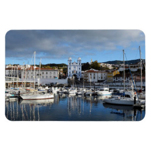 Waterfront: Angra do Heroismo, Terceira, Azoren Magneet