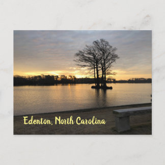 Waterfront Briefkaart, Edenton, North Carolina Briefkaart