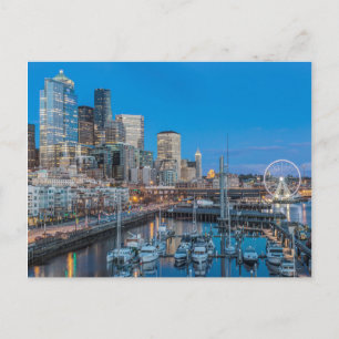 Waterfront en Downtown Briefkaart