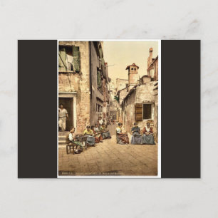 Waterfront, Garda, meer van Italië, klassieke Phot Briefkaart