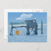 Waterfront Home Funny Briefkaart (Voorkant / Achterkant)