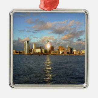Waterfront, Mersey en Liverpool Metalen Ornament