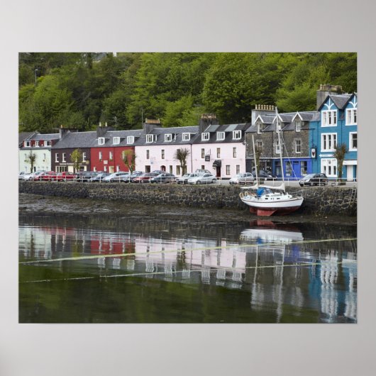 Waterfront, Tobermory, Isle of Mull, Schotland, 2 Poster (Voorkant)