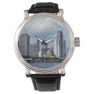 Waterfront uitzicht van Miami Horloge