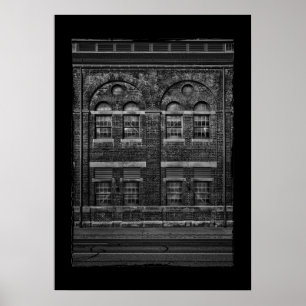 Watergaszuiveringshuis nr. 3 met rand poster