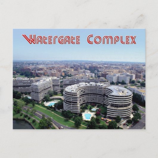 Watergate Hotel and Complex, Washington D.C. Briefkaart (Voorkant)