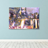 Watergeboren Mystery Meat Canvas Afdruk (Insitu (Houten vloer))