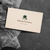 watergekleurde Trees Visitekaartjes