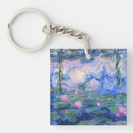 Watergelilies 1 sleutelhanger (Voorkant)