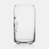 Waterglazen, drinkware, daisy design blikvorm glas (Links)