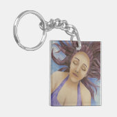 Watergodin drijvende Sleutelhanger (Voorkant Links)