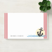 watergolven met nautisch anker post-it® notes (Kantoor)