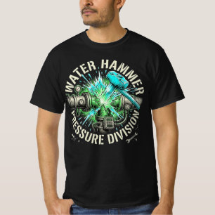Waterhamer Druk Loodgieter Cadeau T-shirt