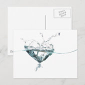 waterhart briefkaart (Voorkant / Achterkant)