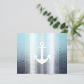 waterhoos-nautische anker-uitnodiger (Staand voorkant)