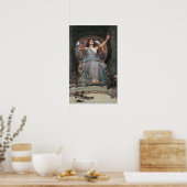 Waterhouse - Circe biedt Odysseus de beker aan Poster (Keuken)