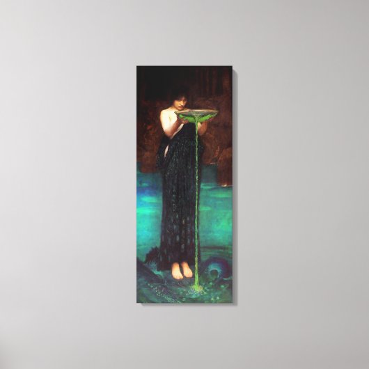 Waterhouse Circe Invidiosa Canvas Poster (Voorkant)