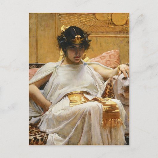 Waterhouse Cleopatra Postcard Briefkaart (Voorkant)