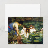 Waterhouse Hylas et les invitations aux nymphes (Devant / Derrière)