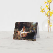 Waterhouse La carte de note Lady of Shalott (Fleur jaune)