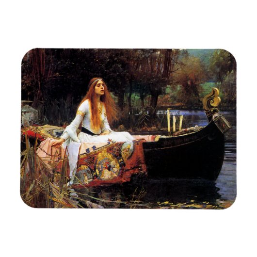 Waterhouse La Dame de Shalott Magnet (Horizontal)