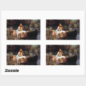Waterhouse La Dame de Shalott Stickers (Feuille)
