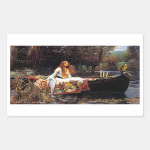 Waterhouse La Dame de Shalott Stickers