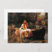 Waterhouse Lady van Shalott Briefkaart (Voorkant / Achterkant)