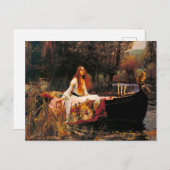 Waterhouse Lady van Shalott Feestdagenkaart (Voorkant / Achterkant)