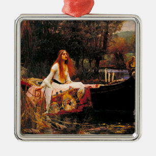 Waterhouse Lady van Shalott Metalen Ornament