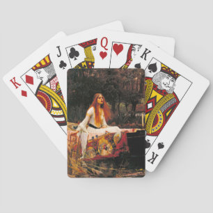Waterhouse Lady van Shalott Pokerkaarten