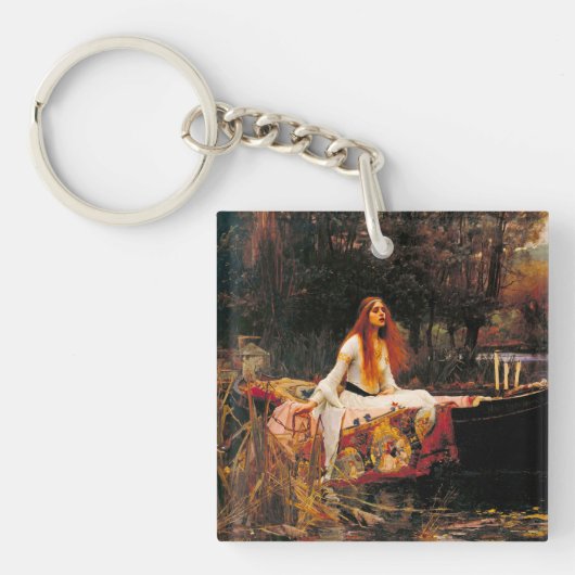 Waterhouse Lady van Shalott Sleutelhanger (voorkant)
