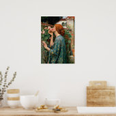 Waterhouse L'âme du Rose Poster (Cuisine)