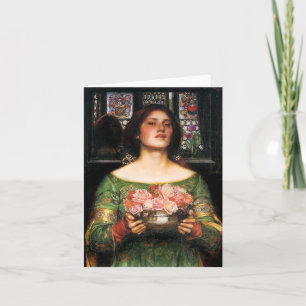 Waterhouse verzamelt Ye Rosebuds de Kaart van de