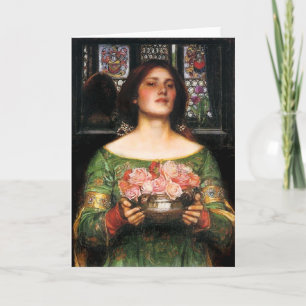 Waterhouse verzamelt Ye Rosebuds wenskaart Kaart