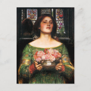 Waterhuis Gather Ye Rosebuds Briefkaart