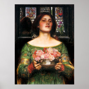 Waterhuis Gather Ye Rosebuds Poster