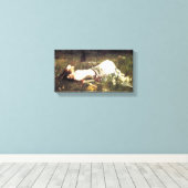 Waterhuis Ophelia Canvas Print (Insitu (Houten vloer))