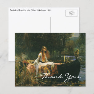 Waterhuis The Lady of Shalott Briefkaart