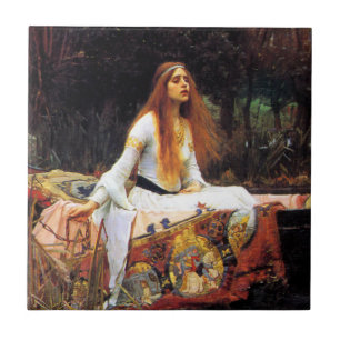 Waterhuis The Lady of Shalott Tile Tegeltje