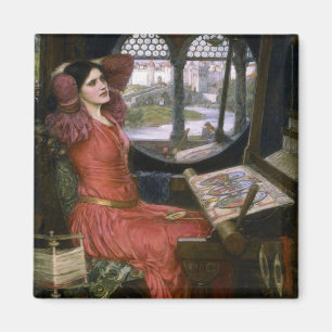 Waterhuisdame van Shalott Magneet