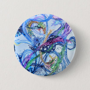 waterig neuron ronde button 5,7 cm