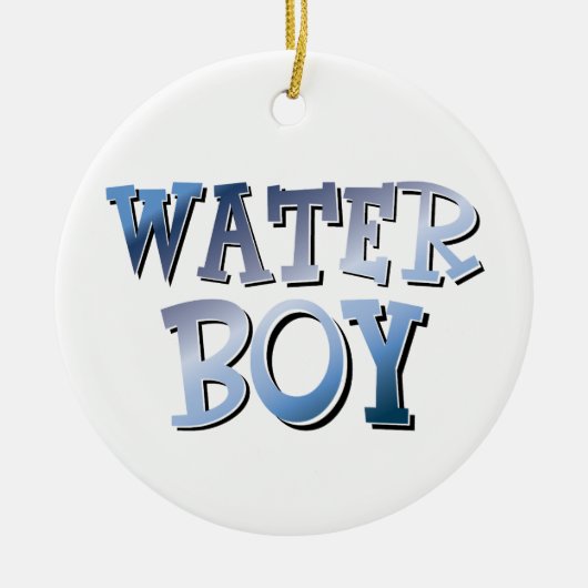 Waterjongen Keramisch Ornament (Voorkant)