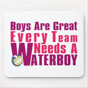 Waterjongen Volleybal in Roze Muismat